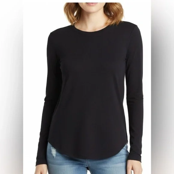 Vince Boy Tee Long-Sleeve Crewneck - Picture 1 of 9